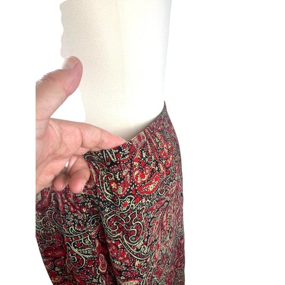 VTG 90's Light Academia Grandma JM Collection Paisley Maxi Skirt, Women’s Large - Picture 6 of 13